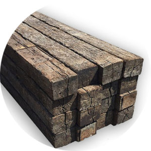 Distribución y venta de leña y carbón en Segovia y toda España - Leñas Ricosan - Categoría traviesas de madera y traviesas de ferrocarril